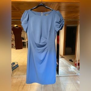 Karl Lagerfeld simple blue dress